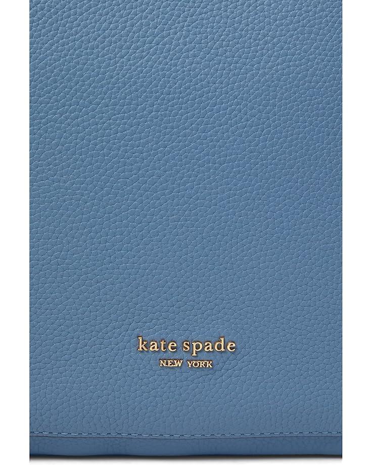 Knott Croc Embossed Leather Medium Crossbody Tote Product Image
