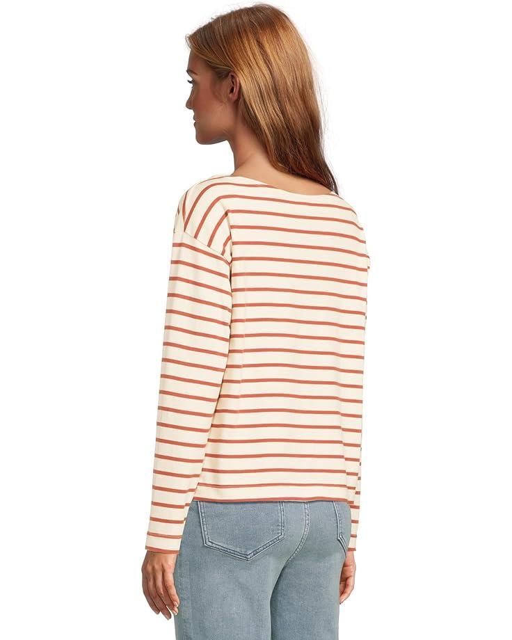 Boatneck Cotton Rib Long Sleeve Product Image