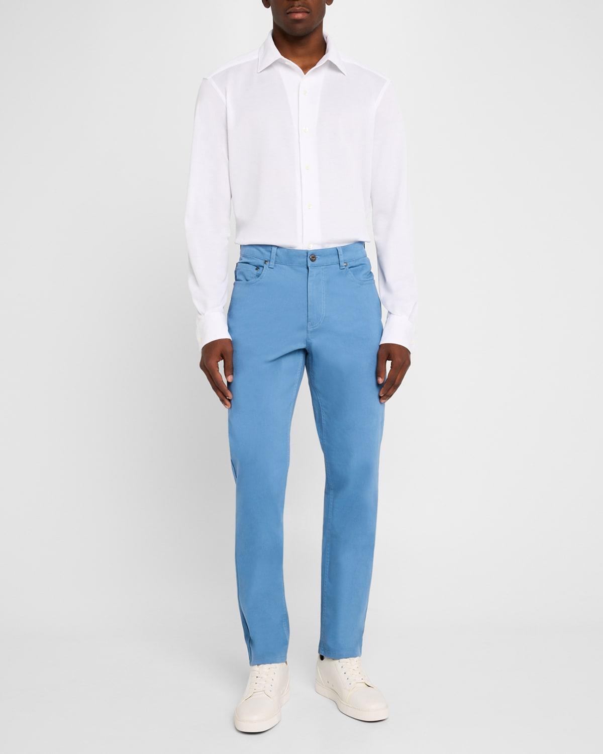 Mens Tencel Stretch 5-Pocket Pants Product Image