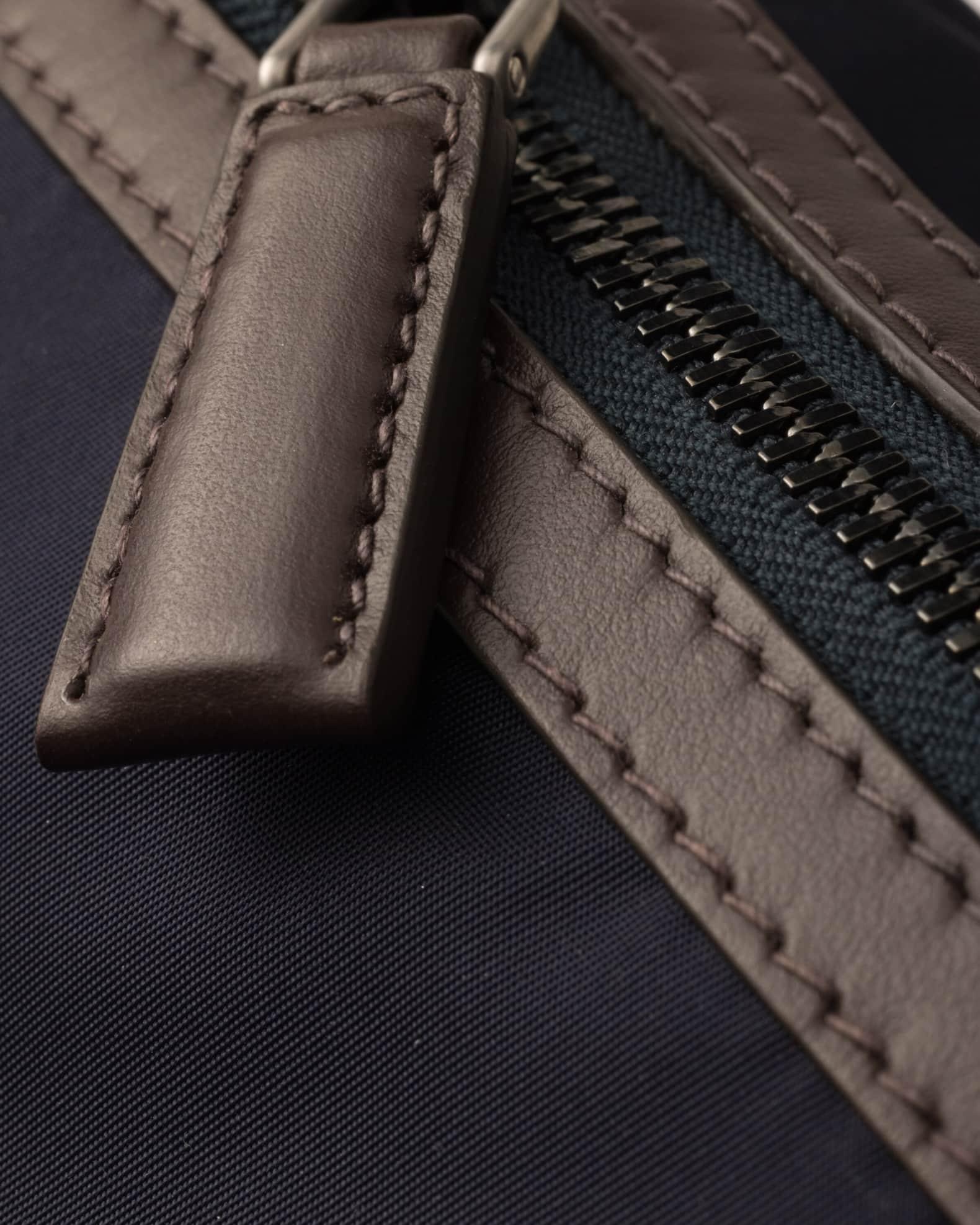 Men's Re-Nylon, Leather, and Suede Shoulder Bag Product Image
