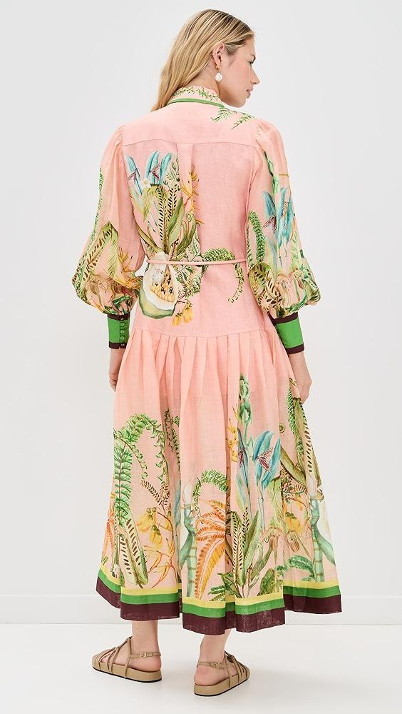 ALÉMAIS Papaya Shirtdress | Shopbop Product Image