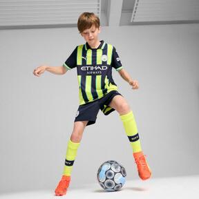 PUMA Manchester City 24/25 Away Replica Big Kids' Soccer Jersey in Dark Blue Product Image