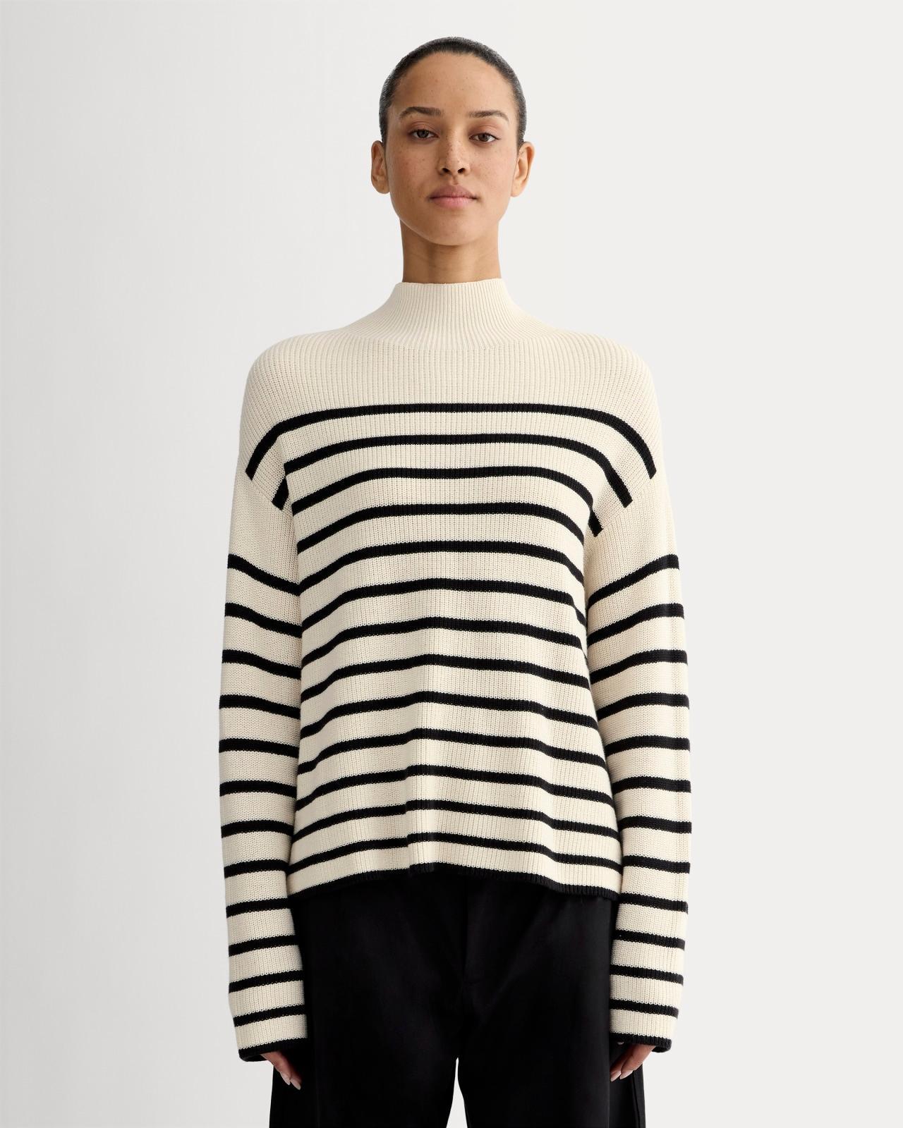 The Slouchy Funnel Neck in Everyday Cotton Product Image
