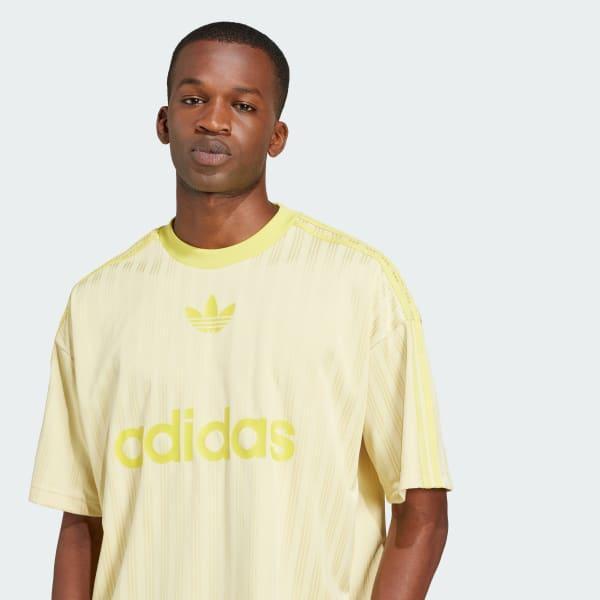 adidas Adicolor Tee Powder Yellow L Mens Product Image