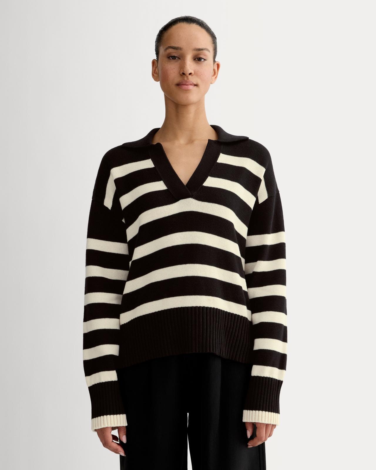 The Boxy Polo in Everyday Cotton Product Image