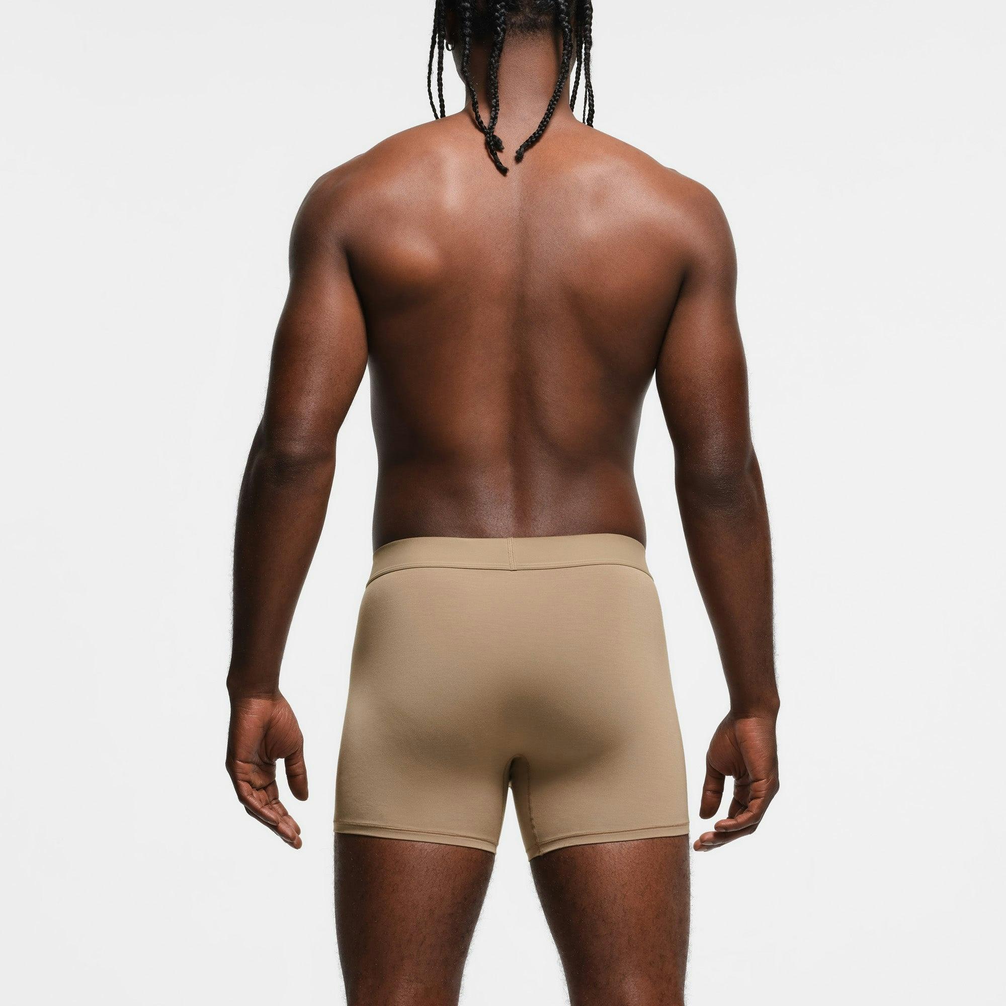 SKIMS STRETCH MENS CLEAN WAISTBAND 3" BOXER BRIEF 3-PACK | DESERT MULTI Product Image