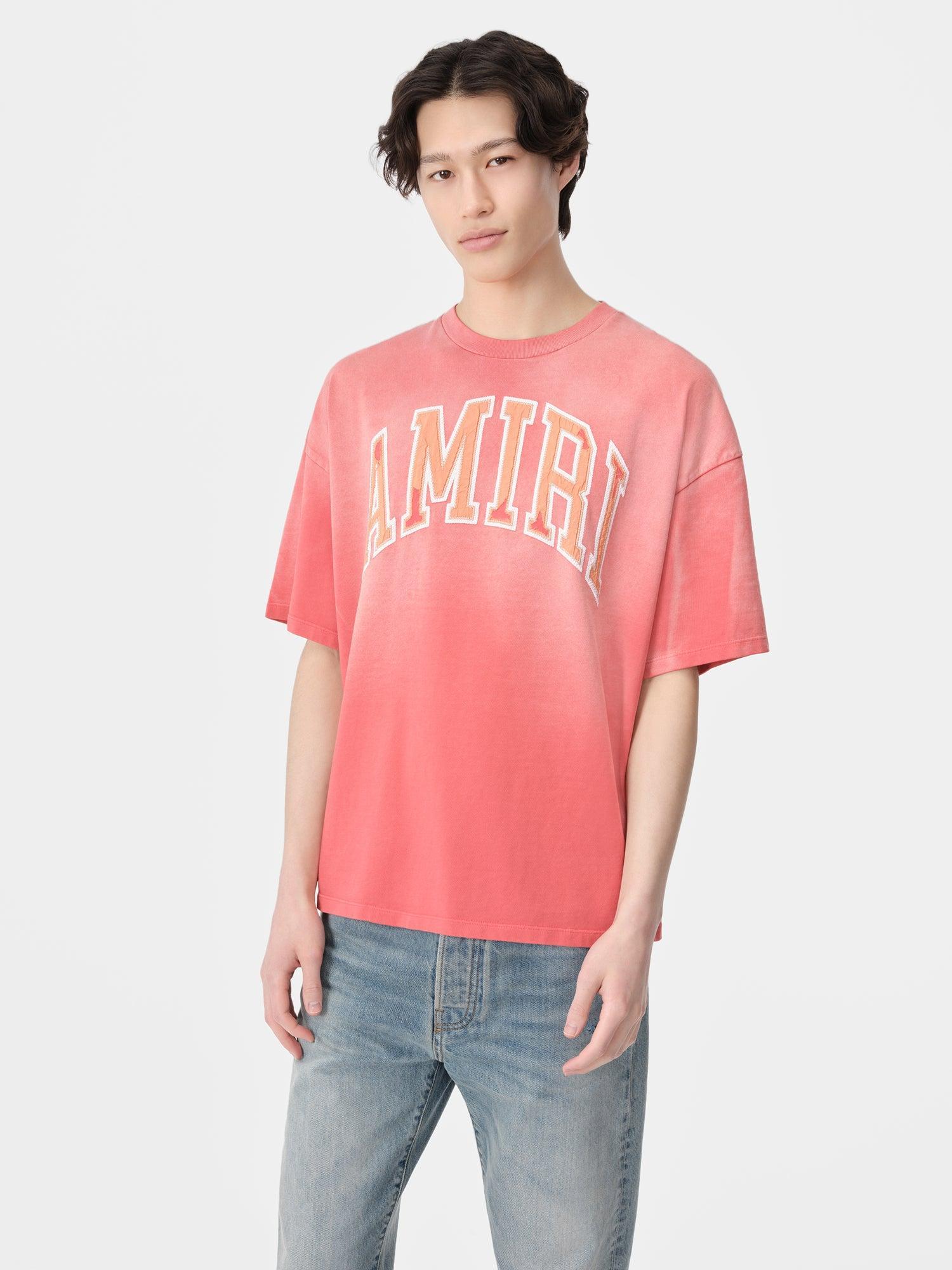AMIRI VINTAGE OVERSIZED TEE - Cranberry Male Product Image