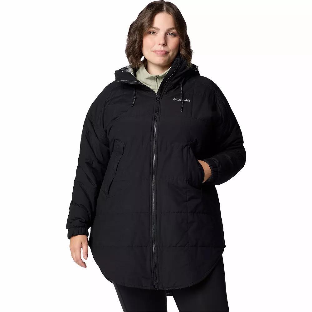 Plus Size Columbia Chatfield Hill II Parka Jacket, Women's, Size: 2XL, Black Product Image