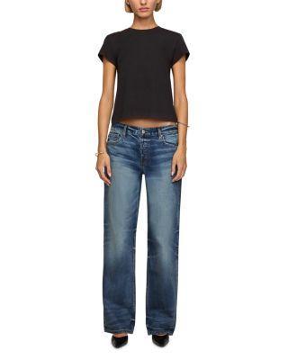 Low Rise Straight Leg Jeans Product Image