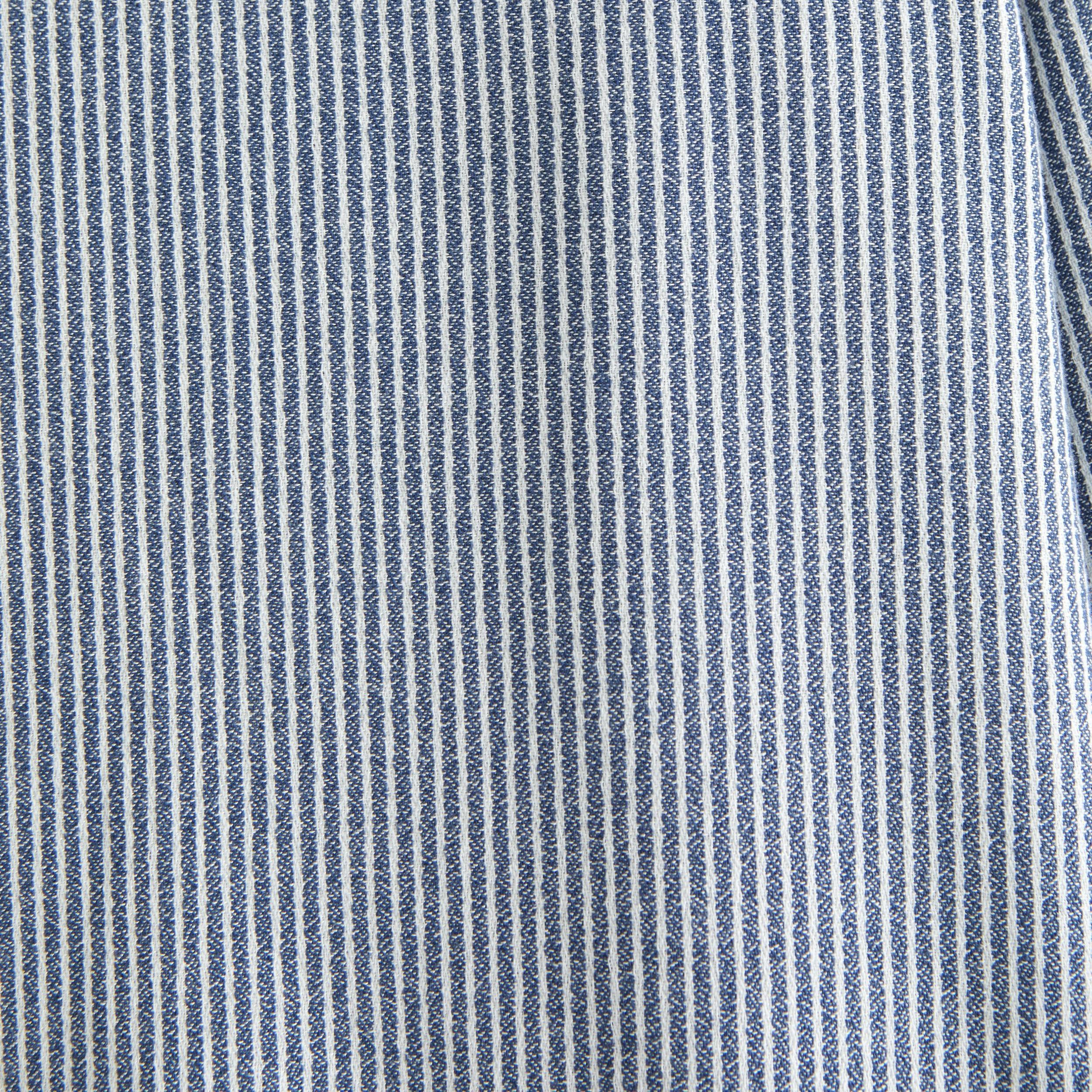 Long-Sleeve Crepe Button-Up Shirt Product Image