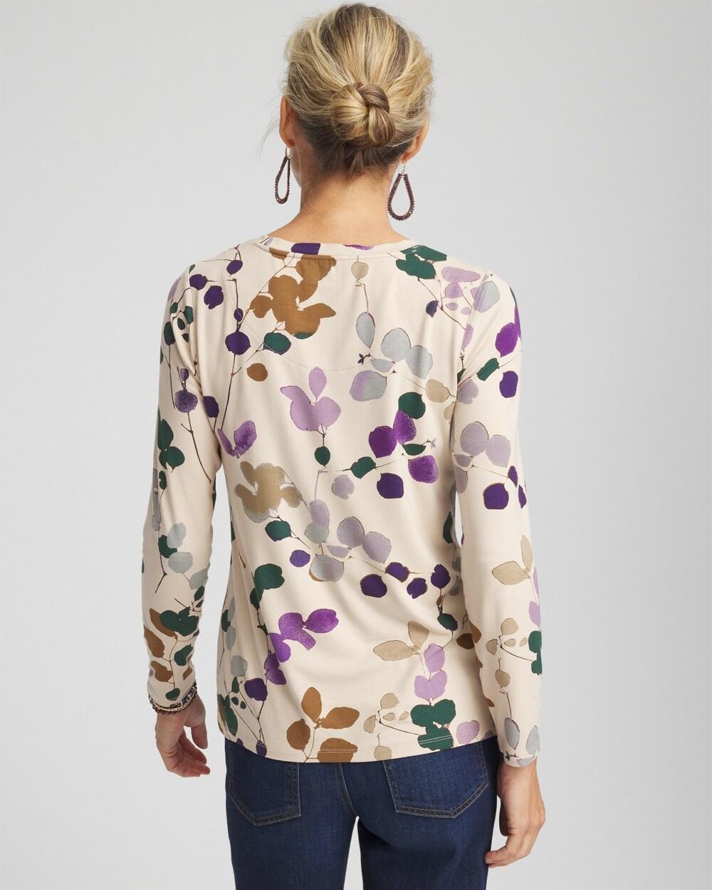 Touch of Cool™ Sprig Dot Long Sleeve Layering Tee Product Image
