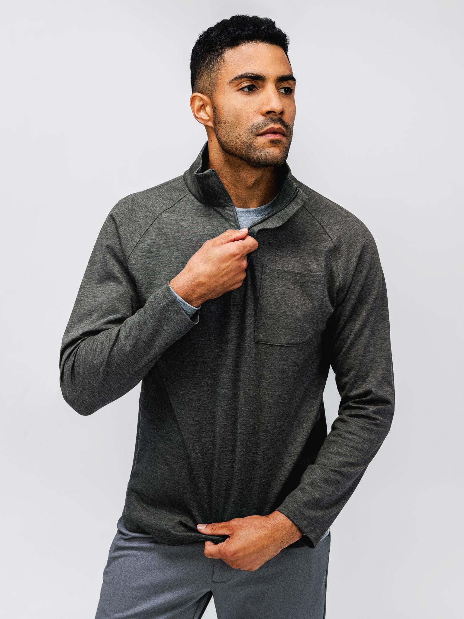 Men's Fusion Double Knit 1/4 Zip Product Image