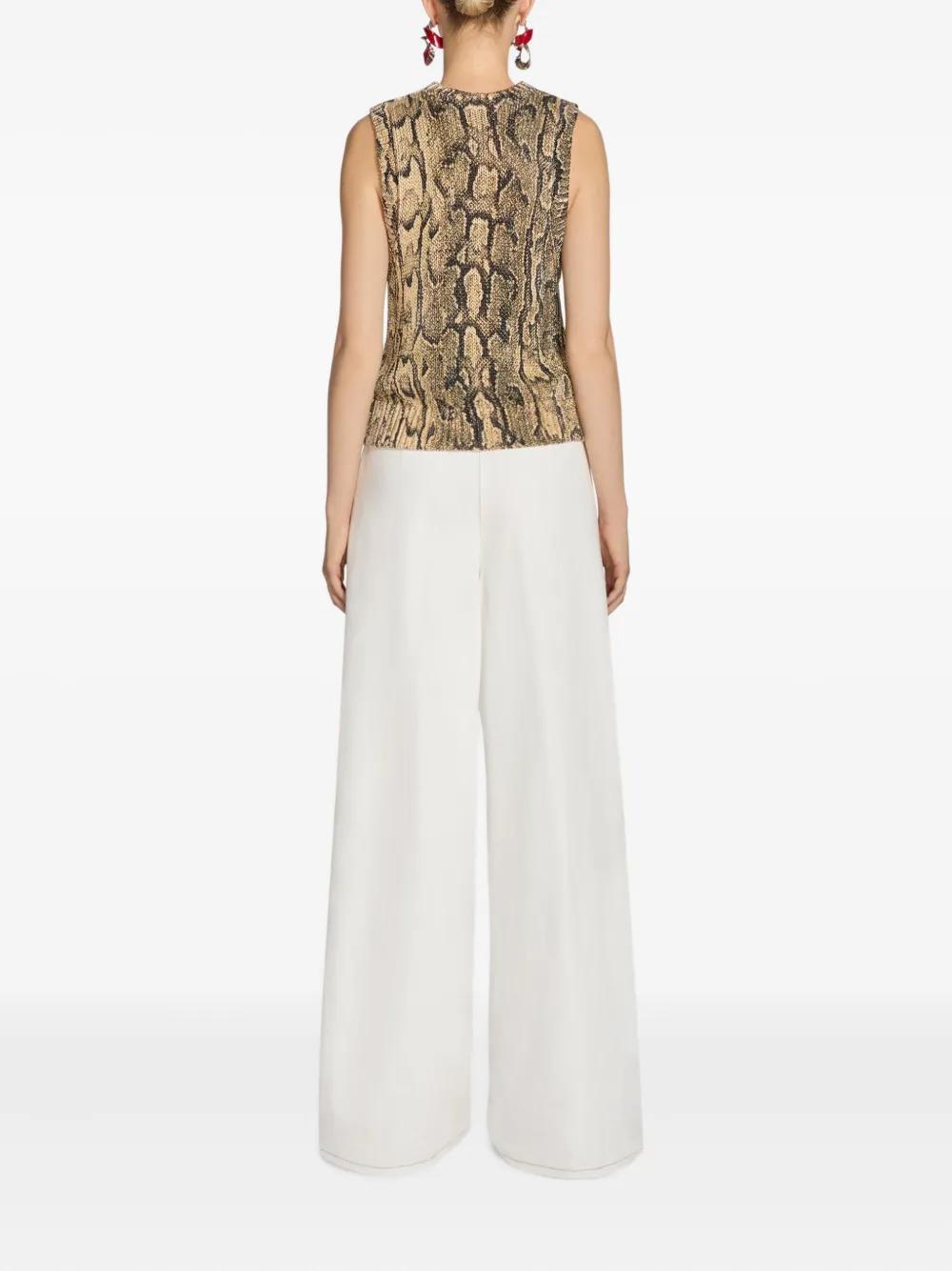 snake-print top  Product Image