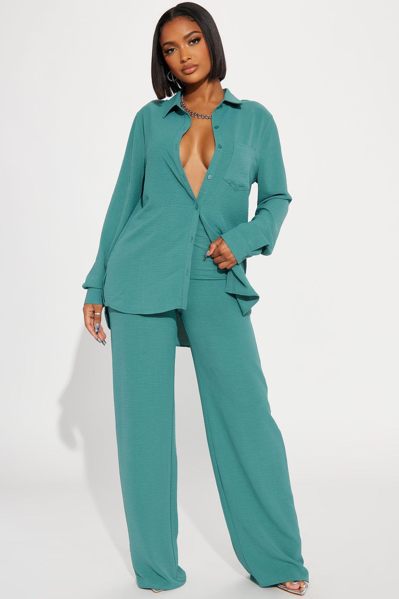 Makenzie Pant Set - Green Product Image