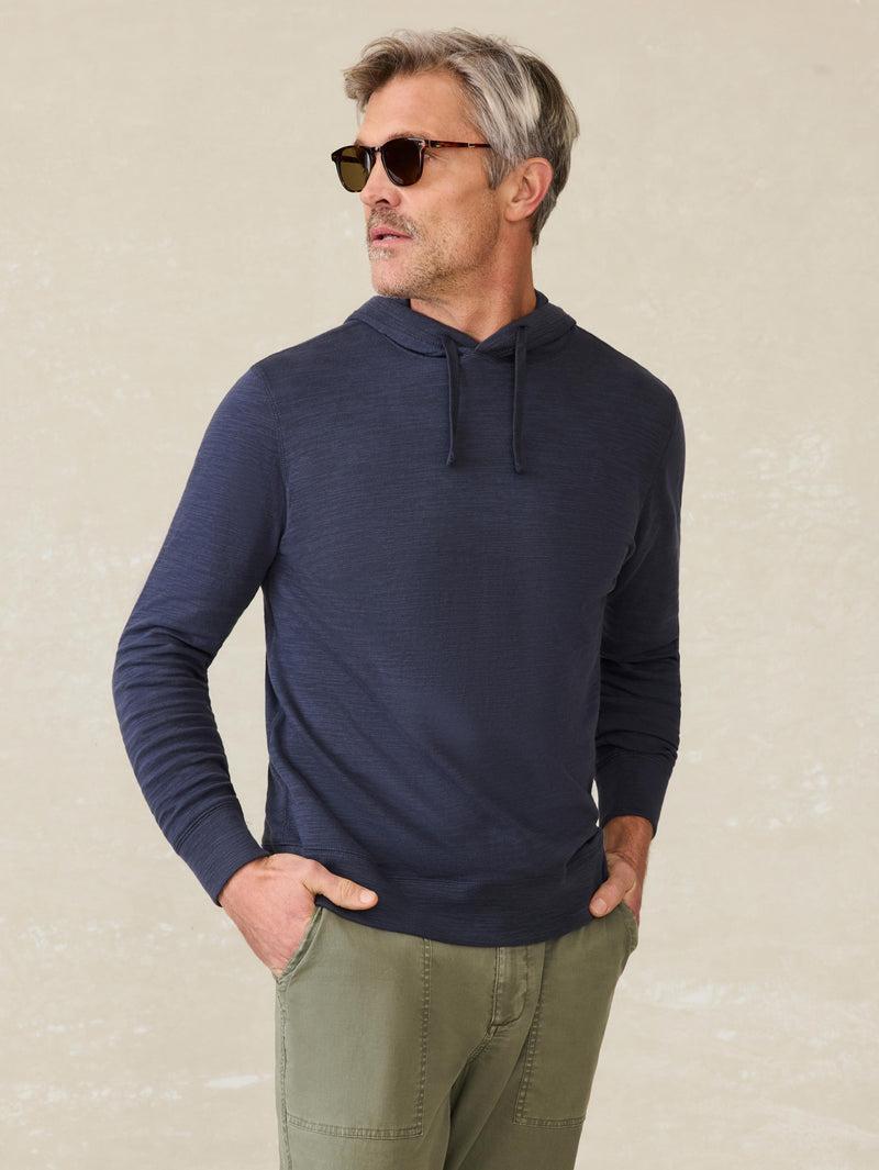 Sunwashed Slub Hoodie - Blue Nights Product Image