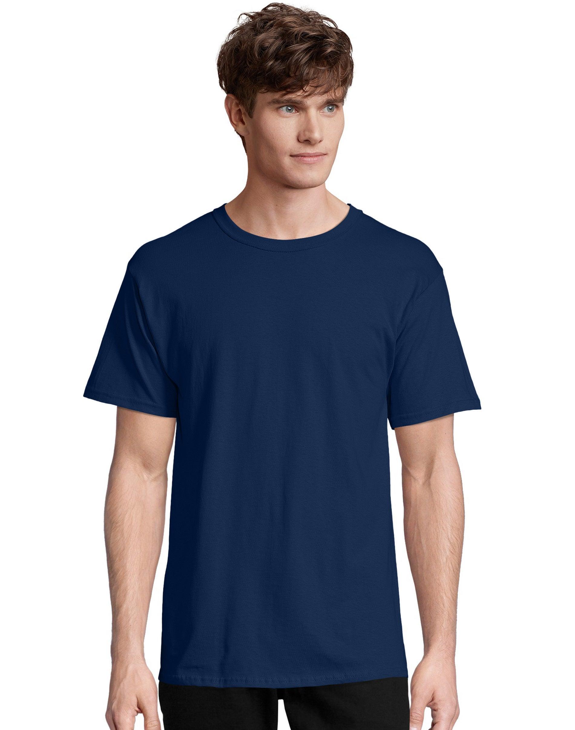 Men's Hanes® Essentials 4-Pack Cotton T-Shirt, Size: Small, Grey Product Image