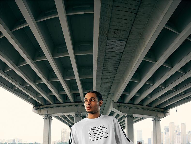 Printed Overfit Sports T-Shirt Product Image