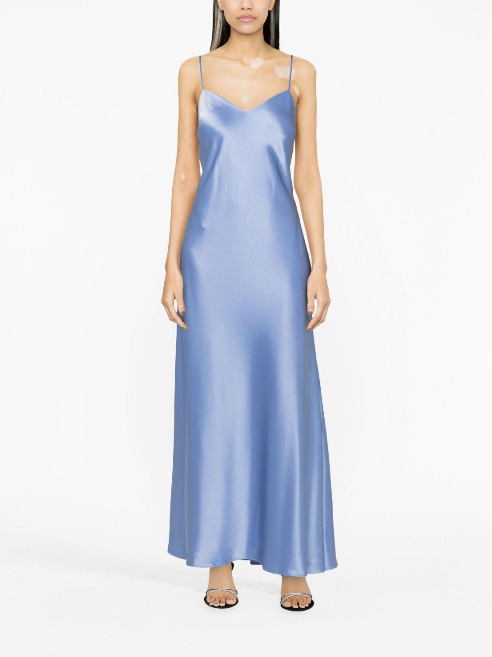 open-back satin dress Product Image