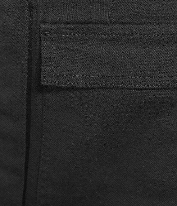 Chelsea & Violet Lena Denim A-Line Front Pocket Mini Skirt Product Image