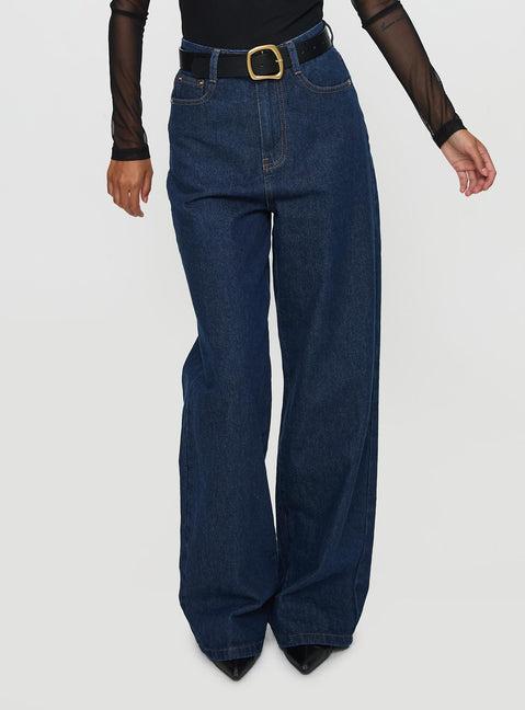 Nicolo Jeans Mid Raw Denim Product Image