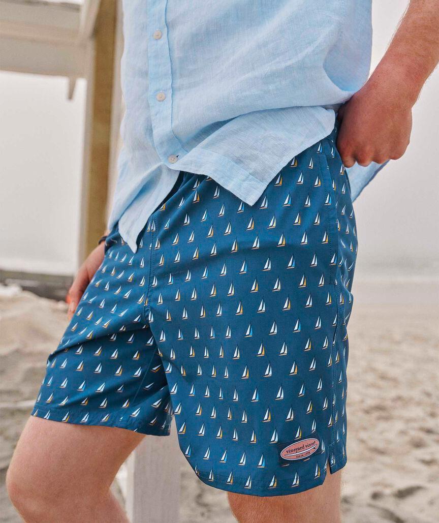 7 Inch Printed Chappy Swim Trunks Product Image
