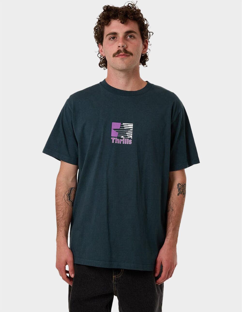 THRILLS Hazed Mens Tee - DARK BLUE Product Image