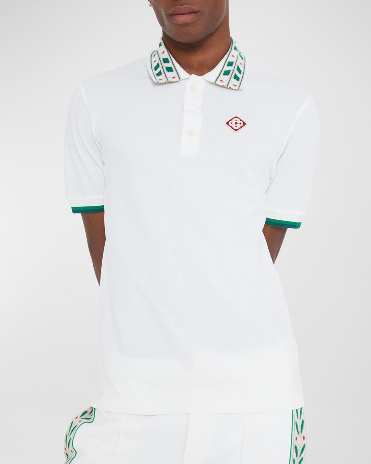 Men's Classic Laurel Pique Polo Shirt Product Image