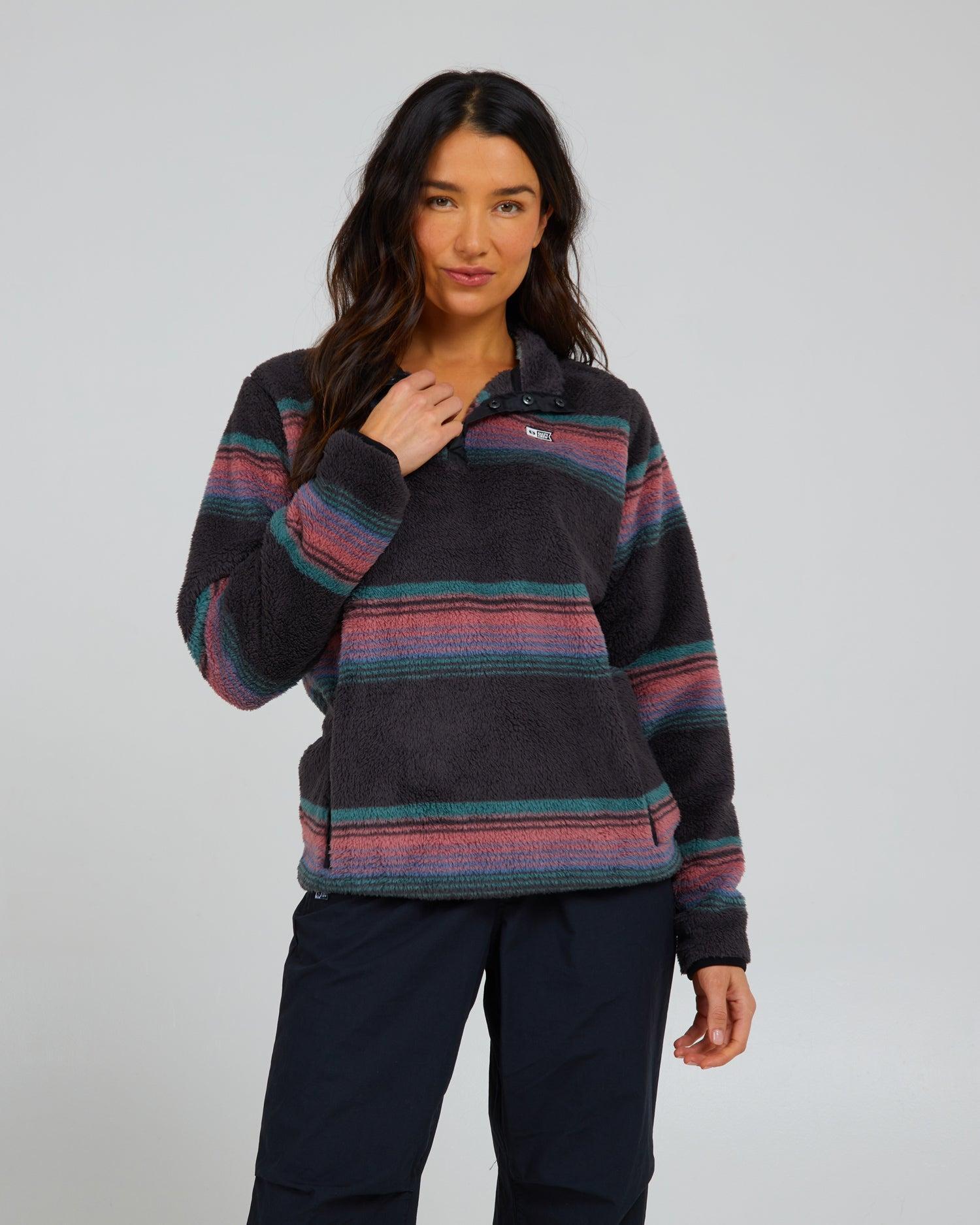 Calm Seas Pullover - Charcoal Female Product Image