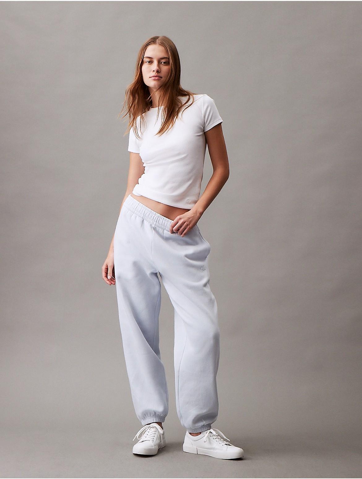 Calvin Klein Women's Archive Logo Fleece Joggers - Black - XL Product Image
