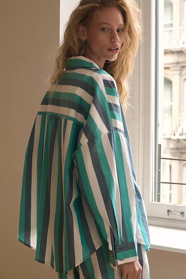 By Anthropologie Oversized Pajama Shirt Product Image