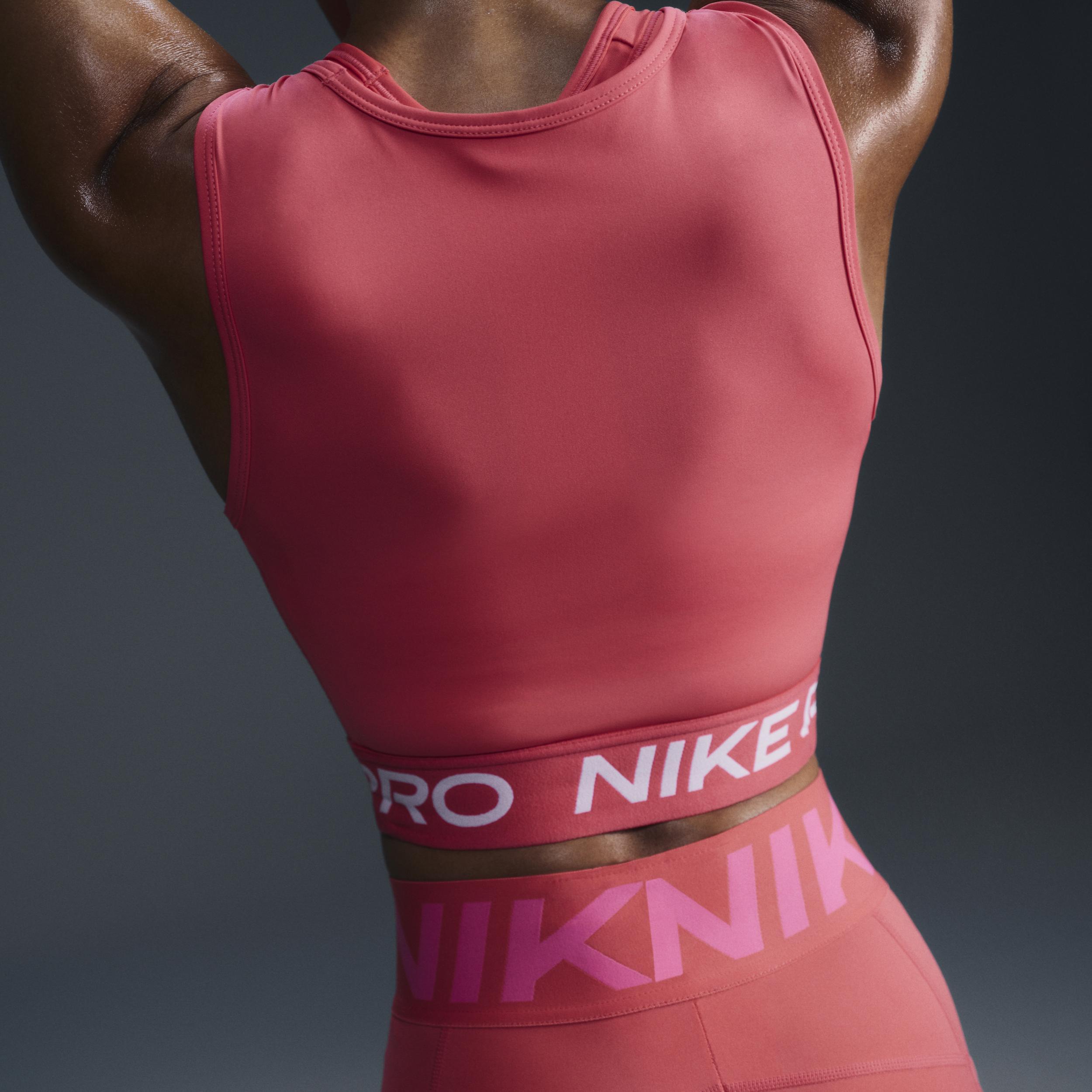 Womens Nike Pro Dri-FIT Cropped Tank Top Product Image