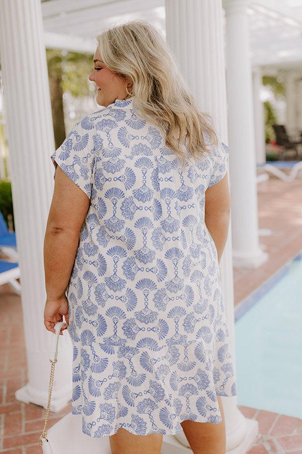 Good Times And Shorelines Mini Dress Curves Product Image