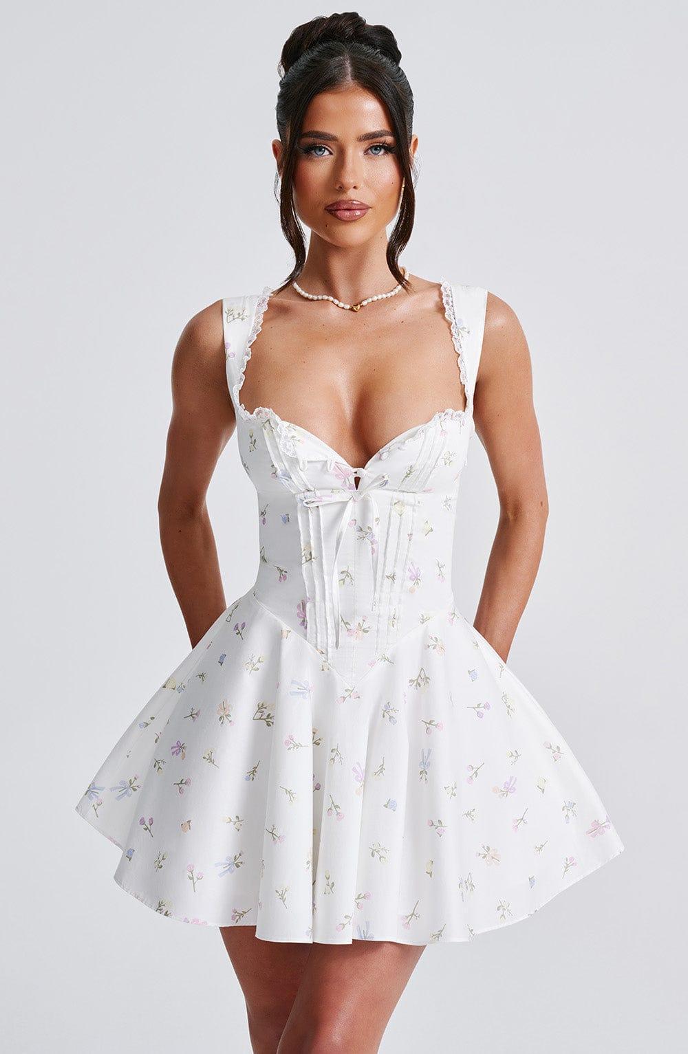 Antonella Mini Dress - Multi Floral Print Product Image