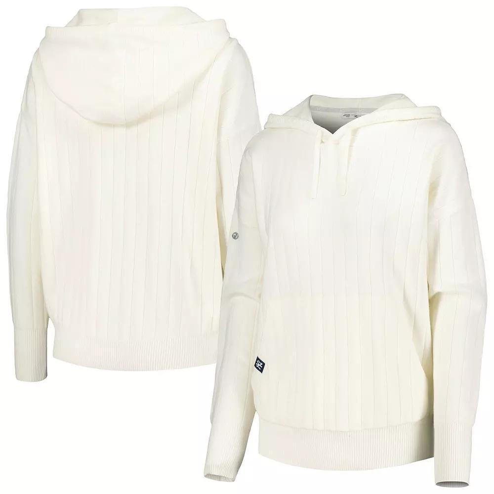 Women's Levelwear White New York Yankees Dream Icon Tab Pullover Hoodie, Size: Medium Product Image