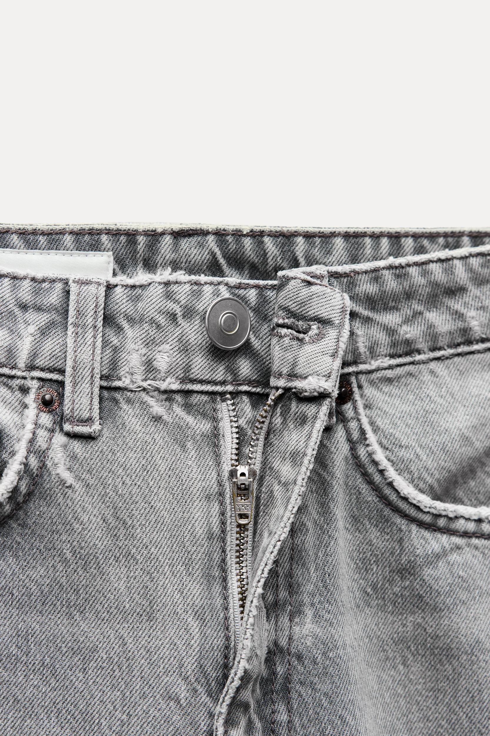 HIGH-WAISTED TRF MOM FIT JEANS Product Image