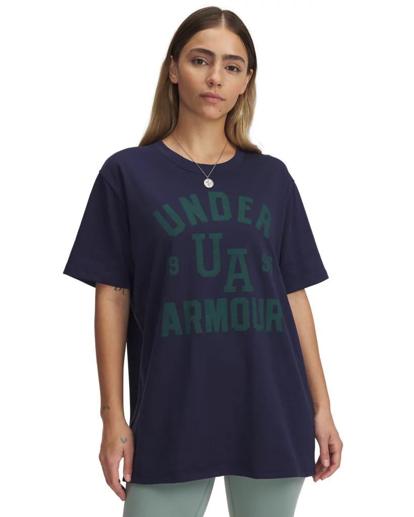 Women's UA Heavyweight Oversized Collegiate Short Sleeve Product Image