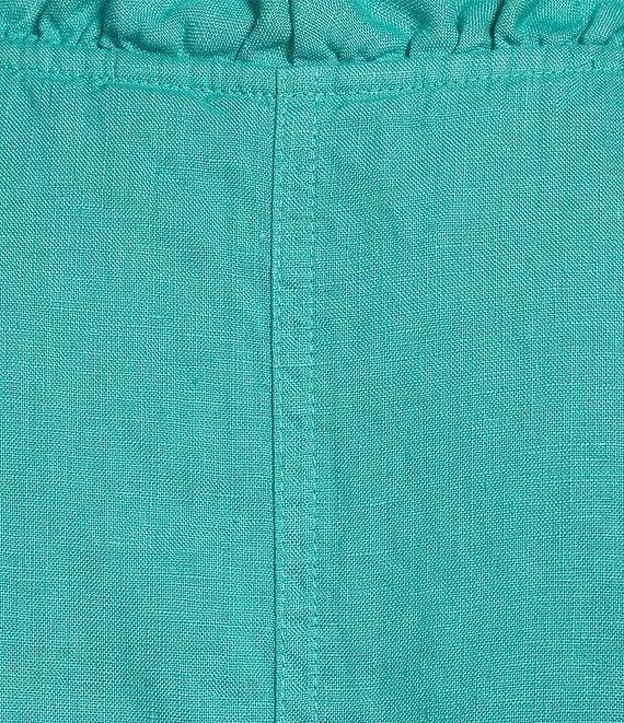 Tommy Bahama Ruffle Split V-Neck Sleeveless Side Pocket Dress Product Image