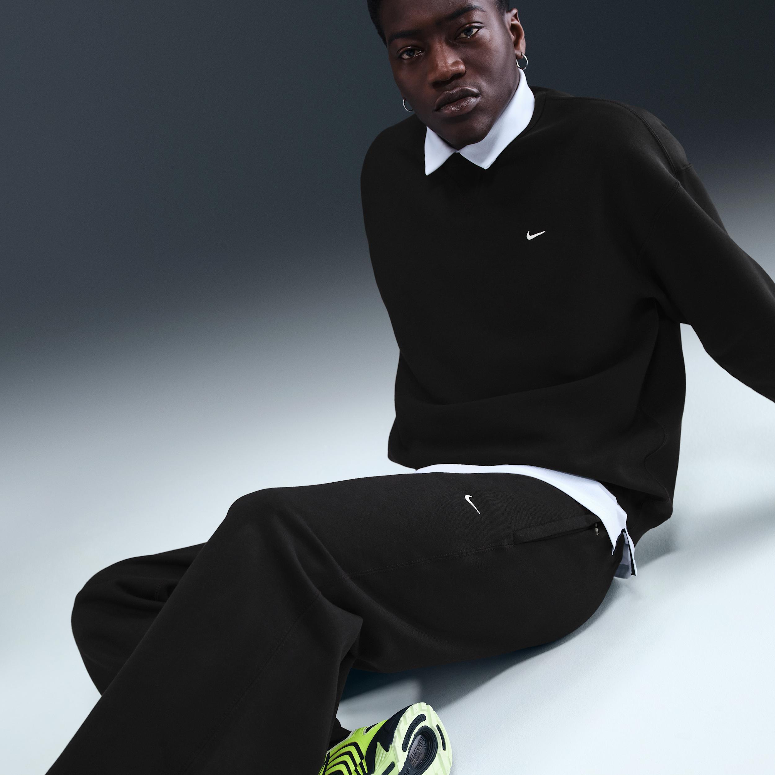 Nike Men's Solo Swoosh Fleece Open-Hem Pants Product Image