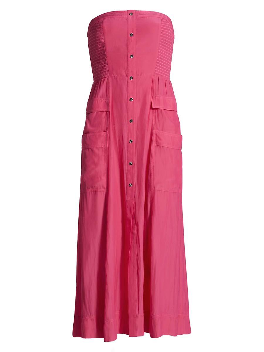 Womens Blair Strapless Midi-Dress Product Image