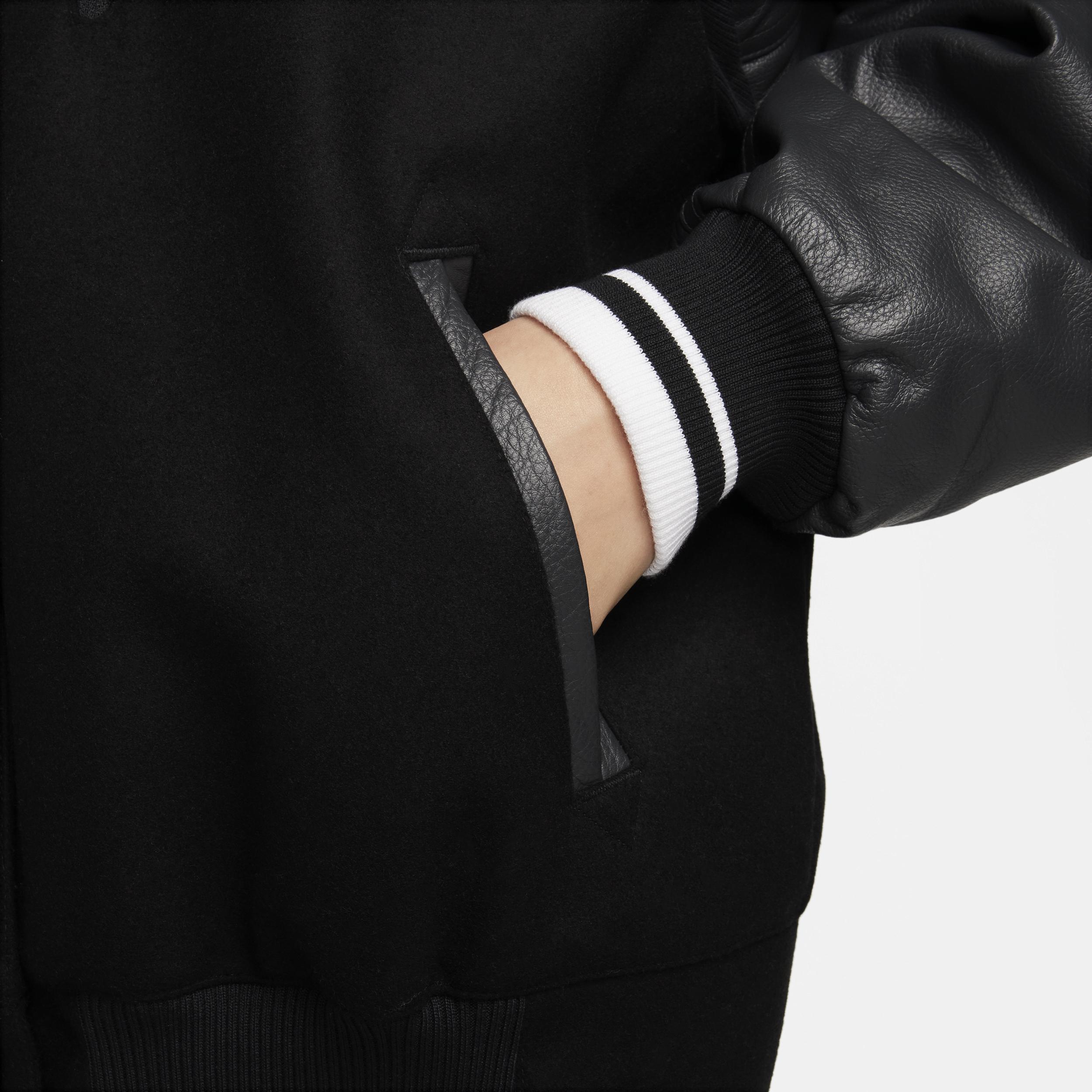 Nike Sportswear Women's Oversized Wool Destroyer Jacket Product Image