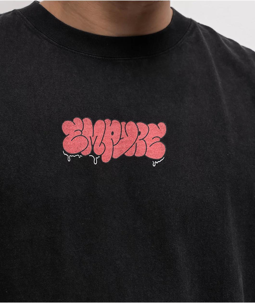 Empyre Alley Cat Black Wash T-Shirt Product Image