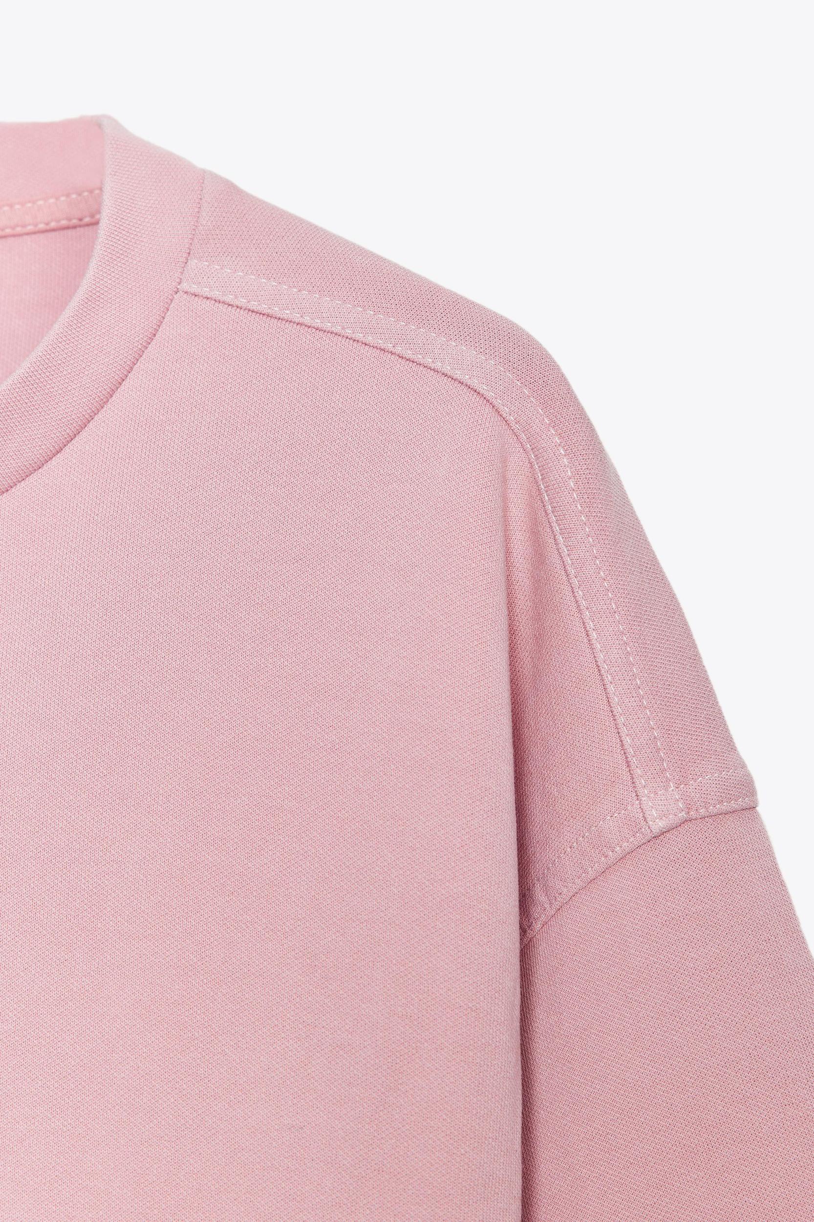 WASHED EFFECT INTERLOCK T-SHIRT Product Image