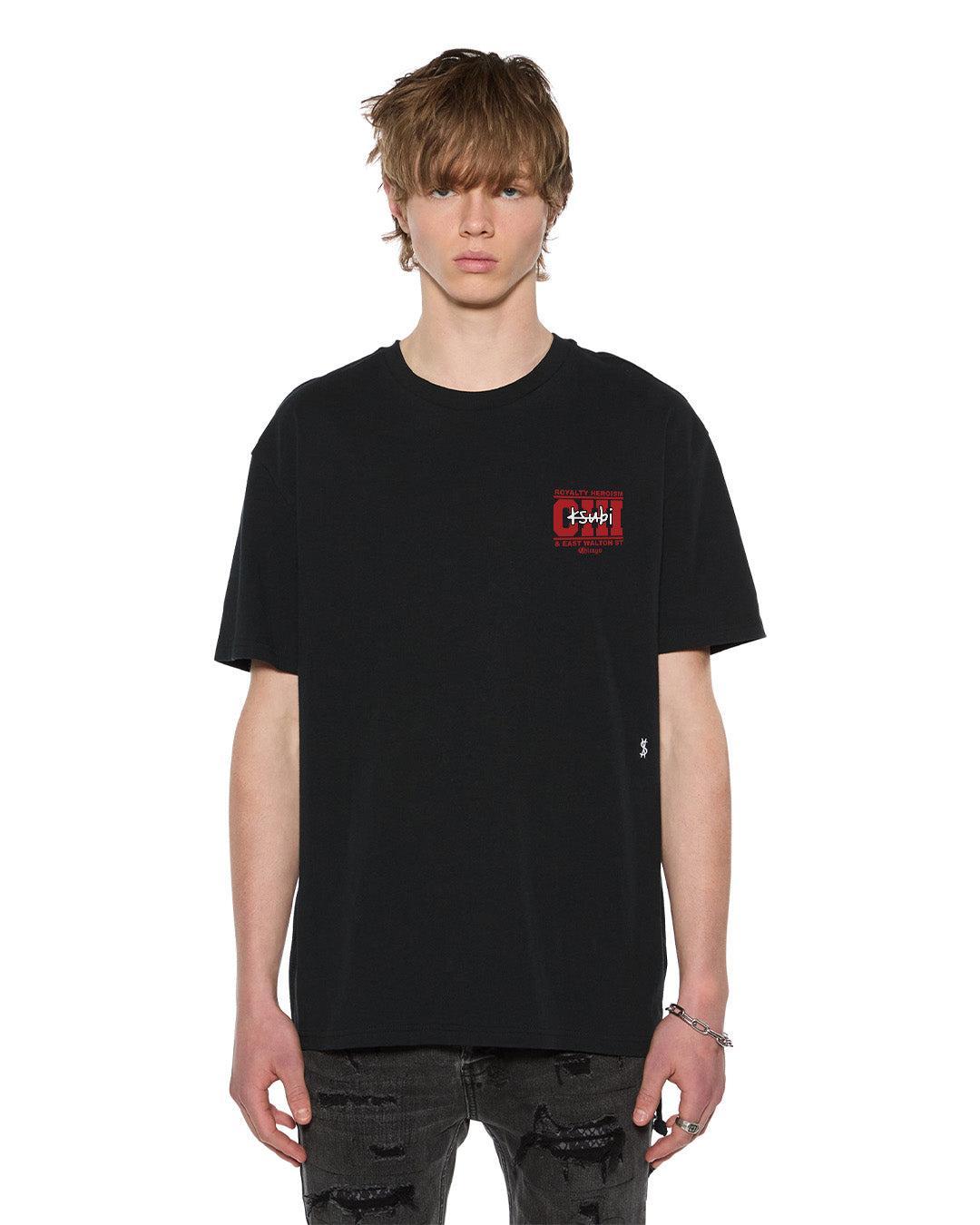 CHICAGO AND THE STREETS SS BIGGIE TEE BLACK Male Product Image