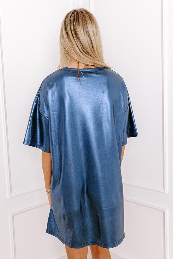 Seeing Stars Sequin Embroidered Mini Dress Product Image
