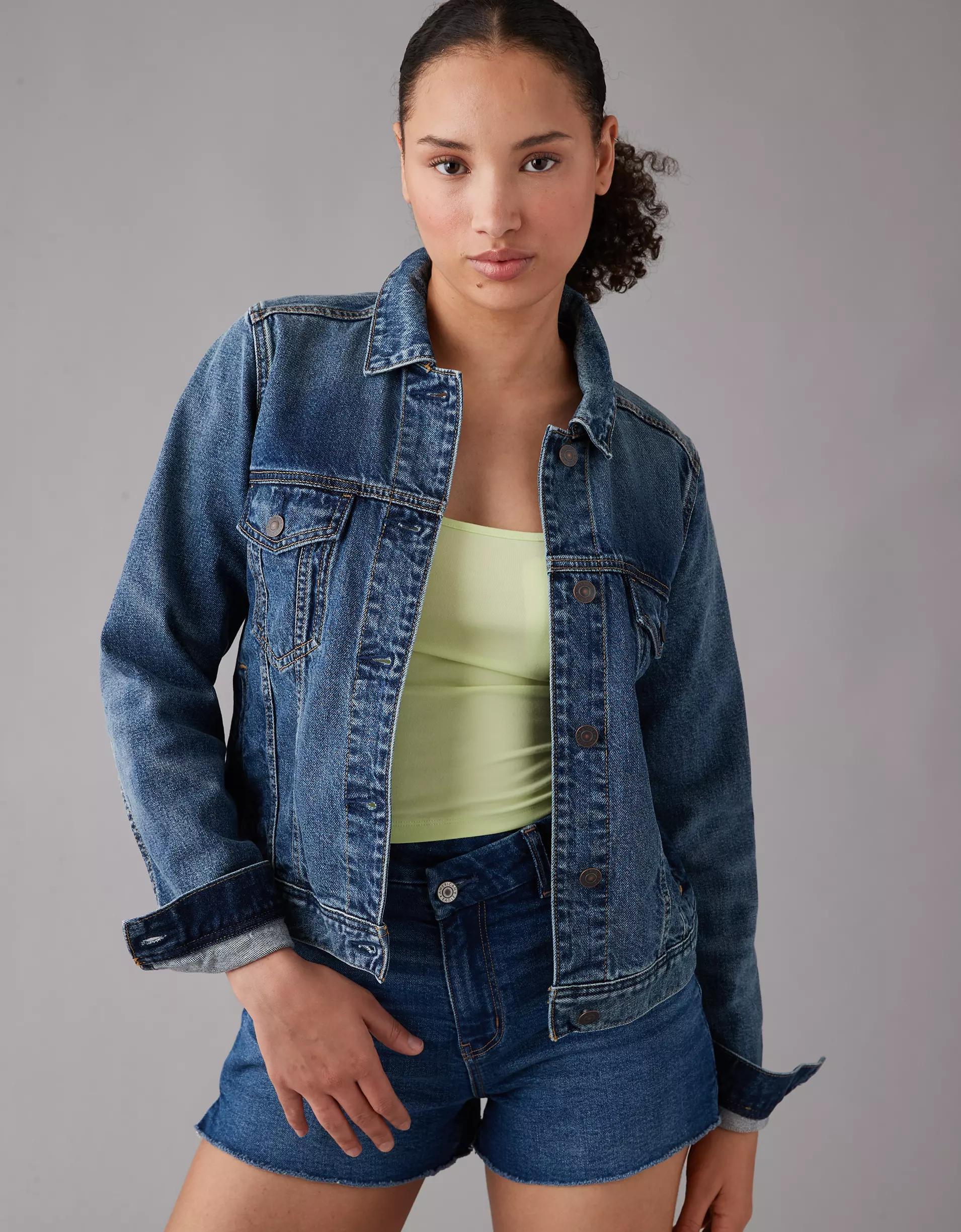 AE Strigid Classic Denim Jacket Product Image
