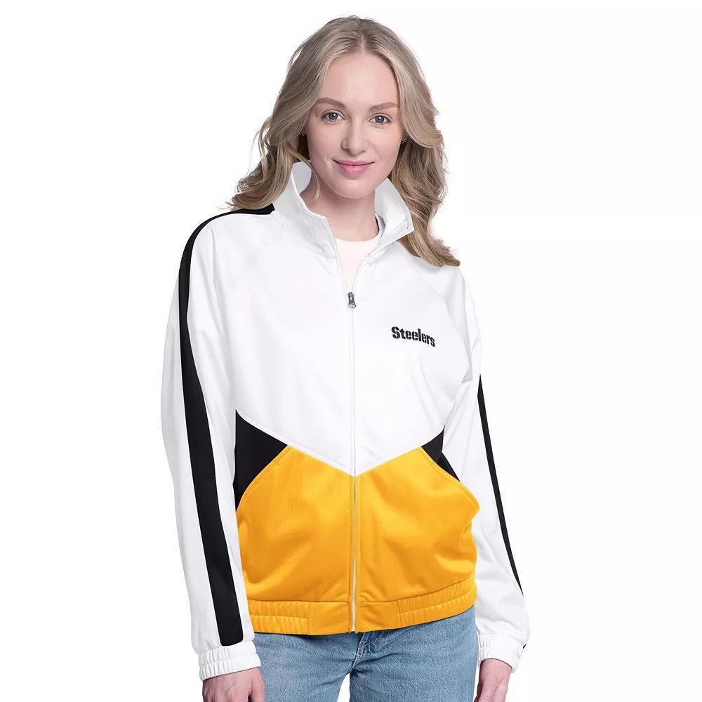 Womens G-III 4Her by Carl Banks /Royal Los Angeles Rams Rally Rhinestone Full-Zip Track Jacket Product Image
