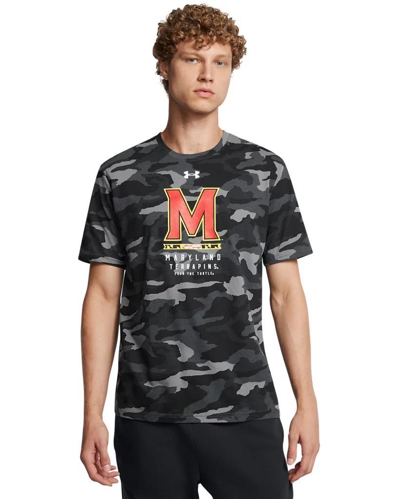 Men's UA Performance Cotton Camo Collegiate T-Shirt Product Image