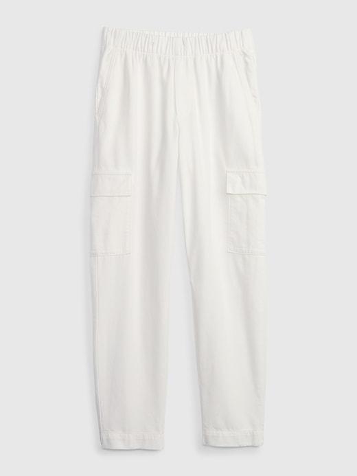 Mid Rise Twill Cargo Pants Product Image