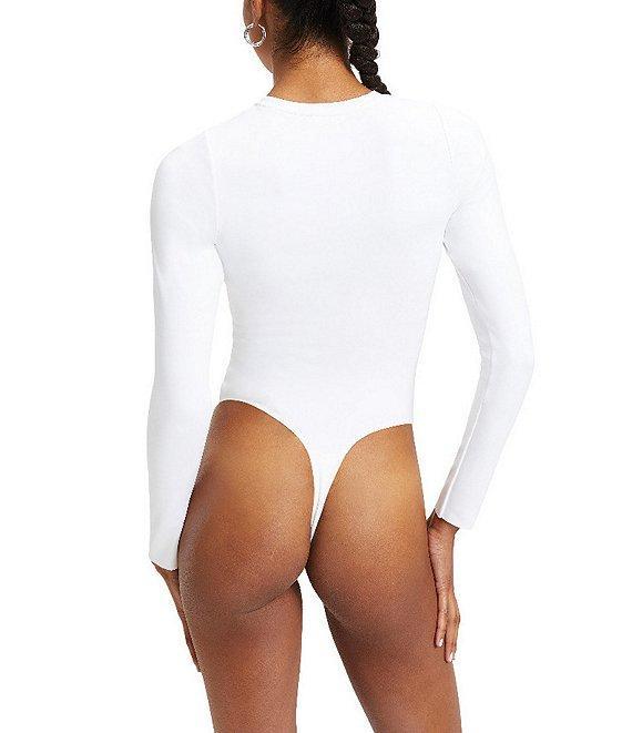 Good American Scuba Crew Neck Long Sleeve Bodysuit Product Image