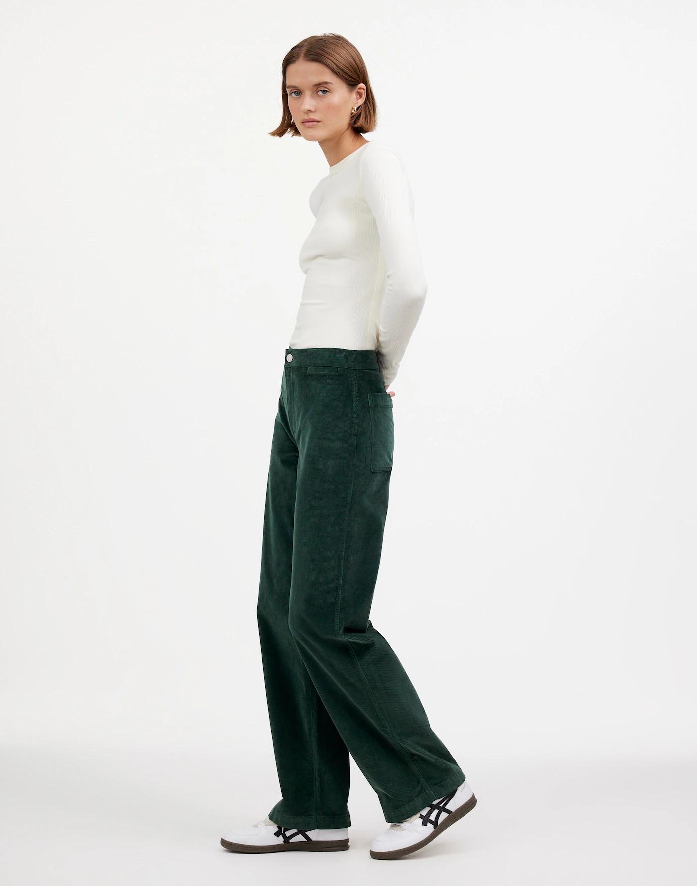 The Emmett Wide-Leg Pant in Corduroy: Welt Pocket Edition Product Image